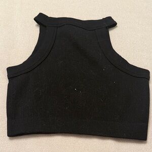 Cotton On Black Sleeveless Crop Top